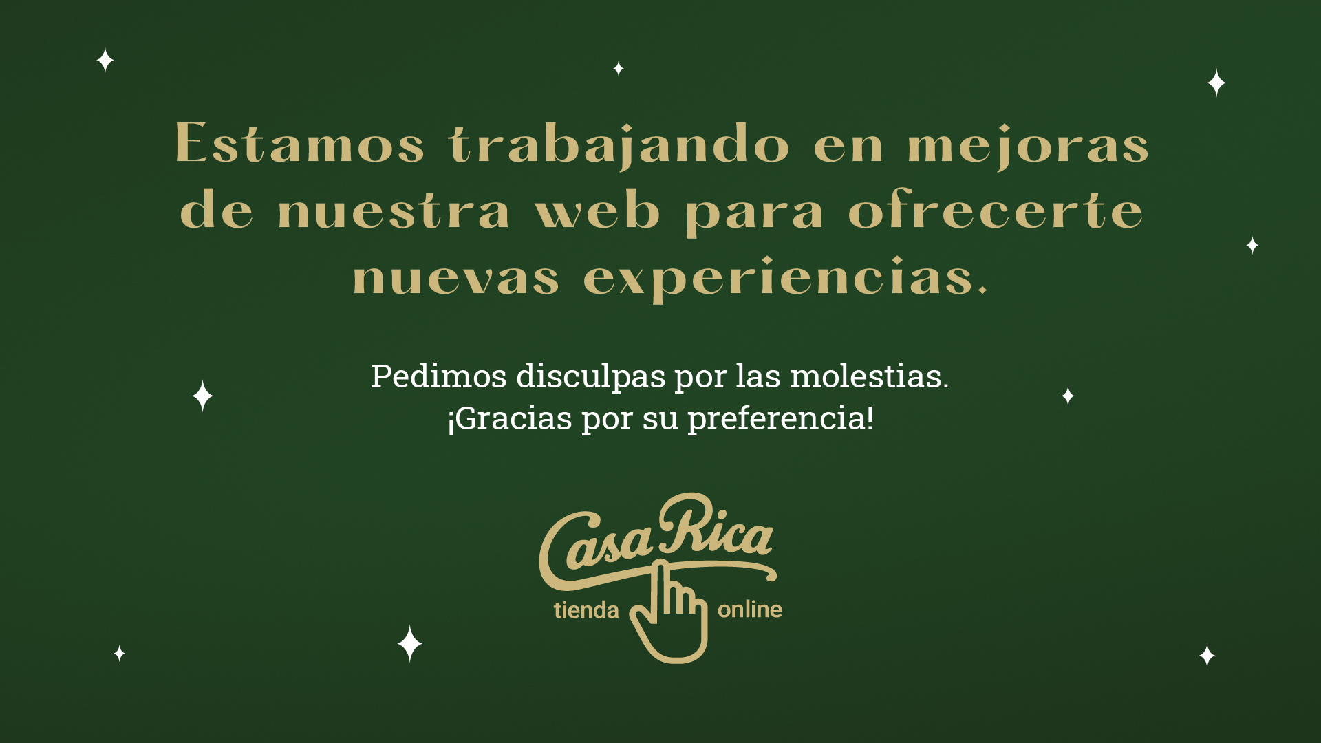 Casa Rica - Estamos trabajando