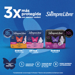 Más Protegida Con Máximo Confort